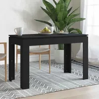 vidaXL Esstisch Schwarz 120x60x76 cm Holzwerkstoff