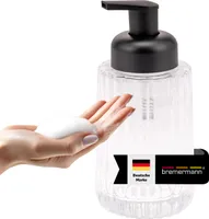 bremermann Seifenspender, Schaum-Seifenspender, Spender für Seife, transparent