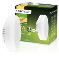 LUMILED GX53 LED, 12W 1100 lumenů, 3000K teplá bílá žárovka, nahrazuje 75W halogenové žárovky, 120° úhel vyzařování LED světelný zdroj energeticky úsporná žárovka skříňka