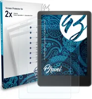 Bruni Basics-Clear 2x Schutzfolie kompatibel mit Amazon Kindle Paperwhite (11. Generation 2021) Folie