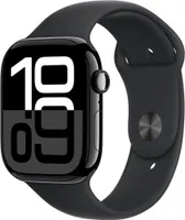 Hodinky Apple Watch Series 10 GPS 46mm Jet Black Hliníkové pouzdro se sportovním řemínkem S/M - Černá