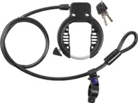 M-wave Ringloop Fahrradschloss Für Den Rahmen Schwarz 10 x 1500 mm Schwarz 10 x 1500 mm