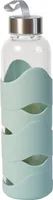 Trinkflasche Glas Silikon mint 500ml