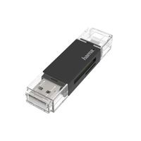 USB-Kartenleser, OTG, USB-A + Micro-USB, USB 2.0, SD/microSD (00200130)