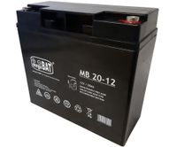MegaBAT AGM USV Batterie MB-20-12 VRLA 12V 20Ah Notstromversorgung  wartungsfrei