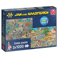 Jan van Haasteren Puzzle Rasenmäherrennen 19022 Jumbo 2000 Teile NEU OVP 