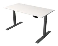 Stůl Smart Office, elektricky výškově nastavitelný, bílý / antracitový, velikost desky: 100 x 60 cm