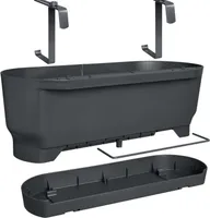 Blumentopf Elho Greenville 21,2 x 52 x 19,4 cm Schwarz Ø 52 cm