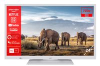 JVC LT-24VH5155-W 24 Zoll Fernseher / Smart TV (HD ready, HDR, Triple-Tuner, Bluetooth) - 6 Monate HD+ inklusive