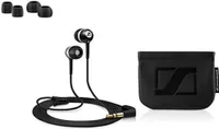 Słuchawki douszne Sennheiser CX 300-II Precision (przewód o długości 1,2 m, wtyczka jack 3,5 mm, futerał, zestaw adapterów dousznych S/M/L) czarne