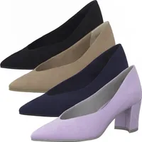 MARCO TOZZI Damen Pumps Spitz Blockabsatz Textil 2-22416-28, Größe:37 EU, Farbe:Schwarz