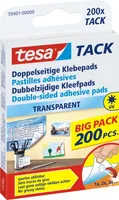 Tesa - Kleefpads Tack Obojstranný transparentný 200ks | blistrové balenie 200 ks | 15 ks