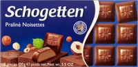 Czekolada mleczna Schogetten z nadzieniem nugatowym 100 G