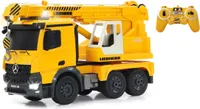 Jamara Mercedes Liebherr. Typ výrobku: Autožeriav, Mierka: 1:20, Typ motora: Elektromotor, Odporúčaný vek v rokoch (min.): 6 rokov. Hmotnosť: 1,22 kg