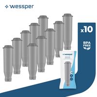 Vodný filter Wessper AquaClaro kompatibilný s Krups, vhodný pre mnohé modely Krups, Siemens, Bosch, AEG, Tefal, Neff, Gaggenau (balenie 10 ks)