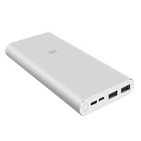 Xiaomi Mi Power Bank 3, Silber, Universal, Aluminium, 10000 mAh, USB, Mikro-USB