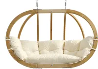 Amazonas Doppelhängesessel ohne Gestell Globo Royal Chair natura 176 x 118 x 72 cm; weiß, AZ-2030850