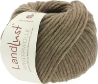 Lana Grossa Landlust Winterwolle, Farbe:020 - Graubraun meliert