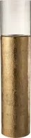 J-Line Windlicht Mila Aluminium/Glas Gold