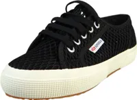 Superga Damen Low Sneaker 2750 Mesh S2135GW Schwarz