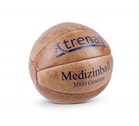 TRENAS Medizinball aus Leder | 3000 g
