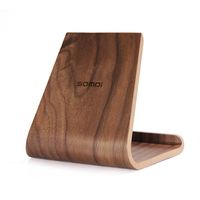 Samdi Walnuss Holz Laptop-Ständer Handy-Halterungen