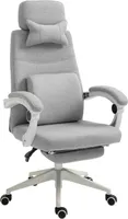 Krzesło biurowe Vinsetto, krzesło gamingowe, krzesło na kółkach, ergonomiczna konstrukcja, poliester, pianka, wielowarstwowy blat, tworzywo sztuczne, 62 x 68 x 117-127 cm