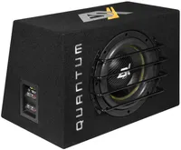 ESX Subwoofer QUANTUM Bassreflex-Gehäusesub QXB10 1200W Basskiste Bass 25cm