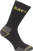 Caterpillar Crew Herren Arbeitssocken / Socken, 3 Paar FS181 (39-46 EUR) (Schwarz)