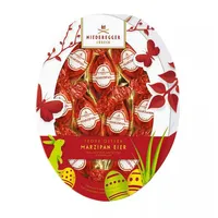 Niederegger jajka marcepanowe z 9 ciemnymi czekoladowymi pisankami 150g