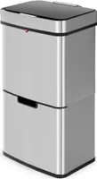 Hailo Öko Vario XL Senzorový systém třídění odpadu 54l | 2x25 l + 1x4 l Plně automatické otevírání víka Anti-Fingerprint Smart