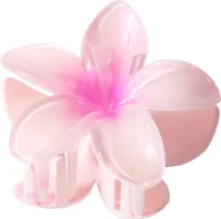 Haarklammer in Blumenform, Farbverlauf, Blumen-Haarspange, Haarspange für den Hinterkopf, leichtes Haar-Accessoire