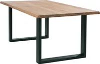 Esstisch - Eiche massiv geölt - U-Gestell - 180 x 90 cm