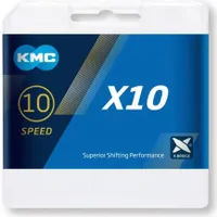 KMC Schaltungskette X10, 1/2' x 11/128', 114 Glieder, 5,88 mm, 10-fach, grau