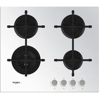 Whirlpool GOA 6423/WH Einbau-Gaskochfeld, 4 Brenner, weiß