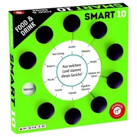 Piatnik - Smart 10 Zusatzfragen - Food & Drink Essen Trinken Quiz Rätsel Smartbox