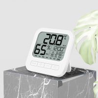 Thermometer Hygrometer Digital Min Max Innen Zimmer Luftfeuchtigkeit weiß Neu 