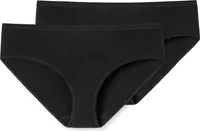 Schiesser Damen 2PACK Hipster schwarz 36  PAK