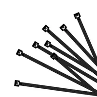 Kabelbinder Set, schwarz, 100er - 1000er Pack UV fest Kabel Binder hohe  Zugkraft 