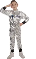 Bristol Novelty Dětský kostým astronauta BN2604 (M) (stříbrná/černá/modrá)