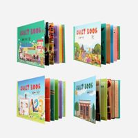 Montessori Quiet book -sticker book -Tichá knížka - sada 4 tichých knížek