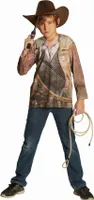 RUBIE'S Cowboy Shirt, Größe 140