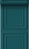 Origin Wallcoverings Öko-Strukturtapete Holzwandverkleidung Petrolblau - 347813 - 50 cm x 9 m