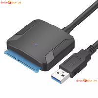 SATA zu USB Kabel USB 3.0 zu Festplattenadapter Konverter für 2,5 3,5 Zoll Festplatte HDD