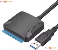 SATA zu USB Kabel USB 3.0 zu Festplattenadapter Konverter für 2,5 3,5 Zoll Festplatte HDD