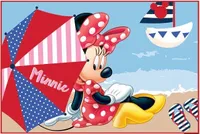 Disney Minnie Mouse - Fußmatte, Teppich, 60x40 cm