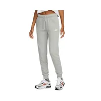 Nike W Nsw Club Flc Mr Pant Std 063 Dk Grey Heather/White Xs