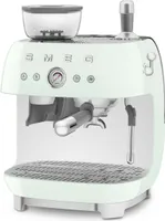SMEG EGF03PGEU Kompakt Siebträgermachine pastellgrün Dampffunktion