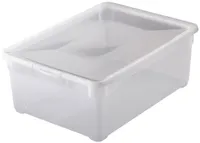 Pudełko do przechowywania "Clear Box" 10 l z pokrywką, 36,5 x 26,5 x 14 cm