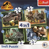 Trefl Trefl 4in1M - Threatening dinosaurs / Universal Jurassic Wor